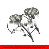 Iron Flower Pot Rack Home Garden Decor Display Stand thumbnail-1
