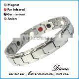 Factory Wholesale Stainless Steel Mens Health Bio Magnetic Energy Bracelet thumbnail-3