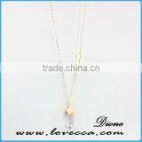 Dubai Gold Necklace Fashion Gold Long Chain Gemstone Necklace thumbnail-6
