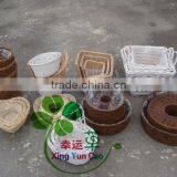 9 Kinds of 3pcs Set Garden Decoration Cheap Wicker Flower Pot / Plant Pot thumbnail-1