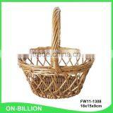 Handmade Decoration New Lovely Small Easter Wicker Basket thumbnail-4