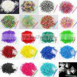 Mixed Color &500set/lot LOOM BANDS Rubber Band 300bands+clips+hook DIY Children's Toys Loom Silicone Bracelet thumbnail-1
