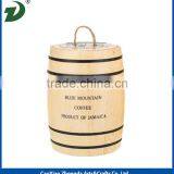 Small Wooden Barrel Decoration thumbnail-6