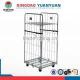 Storage 2 Sided Roll Trolley Logistics Container Collapsible Storage Cages Wire Mesh Security Cage Pallet thumbnail-2