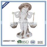 Hand Carved Outdoor Children Garden Statue thumbnail-1