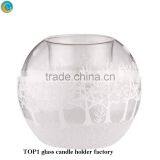 Round Frosted White Tree Scented Soy Candles thumbnail-5