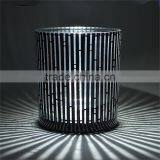 Black Glass Candle Jar With Wooden Lid thumbnail-4