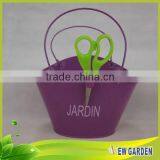 Flexible High Quality Decoration Metal Handbag Shaped Flower Pot thumbnail-6