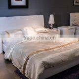 White Bedroom Furniture / Wood Double Bed / Latest Double Bed Designs B57 thumbnail-4