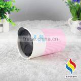 Ceramic Travel Mug Double Wall Ceramic Cup With Lid thumbnail-2