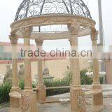 Garden Decoration Natural Stone Marble White Marble Outdoor Garden Gazebo thumbnail-2