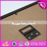 Wholesale Home Decoration Black Wooden Cheap Picture Frames W09A006 thumbnail-3