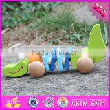 2016 New Design Wooden Crocodile Car Baby Pull Toys W05C077 thumbnail-6
