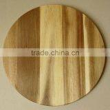 Acacia Wood Cutting Board in Round Shaped thumbnail-1