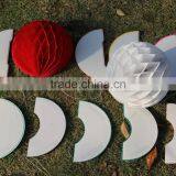 DIY Tissue Paper Honeycomb Balls Wedding Party Decoration Honeycomb Ball thumbnail-3