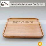 Engraved Polish Fancy Bamboo Plate for Resturant /home Wooden Bread Tray Wooden Food Plate thumbnail-2