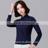 2016 Popular Made to Measure Cotton Shirt for Office Women thumbnail-2