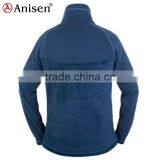 Patchwork Windproof Warm Men Zipper up Stand Collar Reglan Sleeve Fleece Jacket thumbnail-3