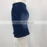 Ladies OEM Contomporary Denim Wrap Sexy Skirt thumbnail-4