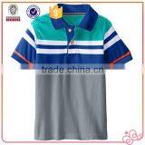 2015 Latest Design Stripe Printing Fancy Boys Child Cloths With Polo Collar thumbnail-5