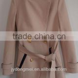 ladies fashion long wind coat for winter