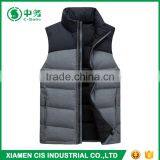 Hot Selling Custom Logo Winter Thick Warm Cotton Padded Down Vest for Man thumbnail-2