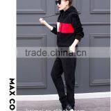 2017 New Design Women Velvet Suits Wholesale 100%cotton thumbnail-1