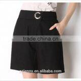 Basic Fresh Blue Casual Dame Bermuda Hose Women Shorts thumbnail-4