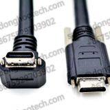 High Performance Camera Link Cable Right Angle UP and DOWN 1 Meters in Restricted Space Applications thumbnail-1