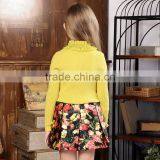 S32502W New Fashion Design Baby Clothing Girl Sweater Cotton Knitted With Floral Sweaters thumbnail-3