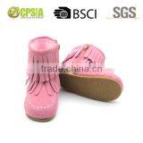 Wholesael Kids Boots Shoes Baby Rubber Sole Shoes Moccasins Boots thumbnail-1