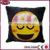 Custom Emoji Embroideried Sequin Cushion Cover thumbnail-6