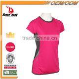 Comfort and Breathable Cotton Summer Woman T-shirt for Sports Fitness thumbnail-2