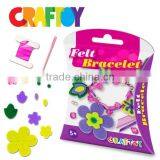 Children Crafts Felt Jewelry Flower Bracelet Cut Price thumbnail-1