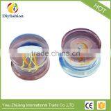 Hot Sell High Quality Comfortable Glass Marine Jellyfish Auricle Ear Plug thumbnail-2