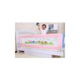 Pink Double Convertible Bed Rail for Kids / Woven Mesh Baby Bed Rails