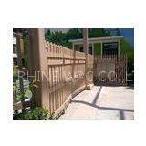 Custom WPC Outdoor Fence Door for Garden and Wood Plastic Composite Railing