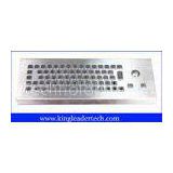 Specially designed desktop IP68 65 keys industrial keyboard with trackball MKB-65-TB-MDT