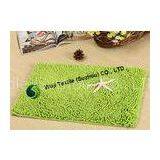 Shiny Soft Chenille Polyester Carpet , Microfiber Bathroom Carpet for Drying Feet thumbnail-1