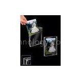 Hanging Transparent Acrylic Photo Frames Plastic Brochure Holders With Led Light