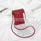 2017 New Handbag Embossed Ring Tassel Bag Shoulder Bag For Mobile Phone thumbnail-3