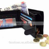 Rfid Blocking Mens Designer Soft Leather Wallet With Large Zip Coin Pocket/Pouch thumbnail-3