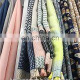 Wholesale Cotton Under Hijab Woman Wave Jacquard Shawl Solid Color Satin Hair Scarf thumbnail-3
