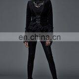 Transparent Embroidered Laces Mini Skirt Q-258 Punk Rave thumbnail-6