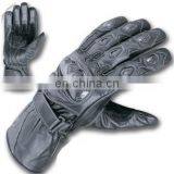 Top Quality Genuine Cow Hide Leather Full Motorbike Protection Racing Gloves thumbnail-1