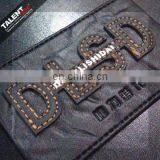 Custom Fashion Design Wild Nature Simulation Horse Leather Patch Label for Jeans thumbnail-4