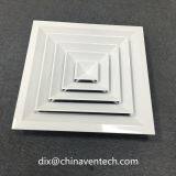 Cambodia used aluminum back X structure square 4 way ceiling diffuser