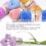 Wholesale Chenille Velvet Yarn Baby Blanket Chenille Yarn Hand Knitting 100% Polyester Yarn for Crochet Sweater Blanket thumbnail-5