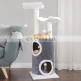 Floor to Ceiling Cat Tree Popular Plush Wooden Cat Scratcher Tree Cheap Cat Tree thumbnail-5