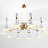 Оптовая подвесная светильники белые металлические подвесные лампы thumbnail-1